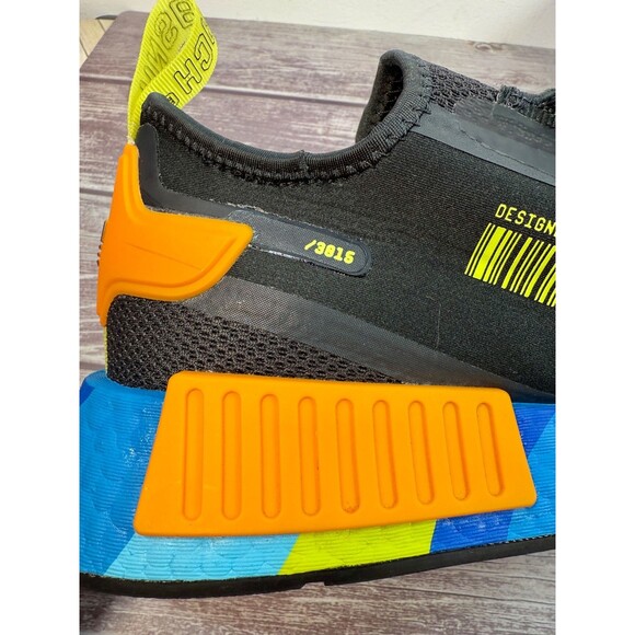 NWOT Adidas NMD R1 Spectoo- Black/ Multi Colored Size 11.5 Men - Picture 10 of 15